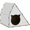 Kattenhuisjes Kattenhuis Lani 40x42x40 cm wit