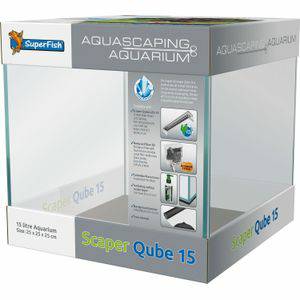 Superfish SuperFish Superfish scaper qube 15 Aquariums