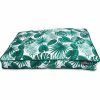 Hondenkussens COVER BOXBED LEAVES 120X80 DARKGREEN