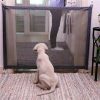 Hond huisdier hekken draagbare vouwen veilige bescherming veiligheid deur Magic Gate voor honden kat Huisdier grootte: 180cm x72cm (zwart) Dierenbenodigdheden