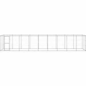 vidaXL VidaXL Hondenkennel 21,78 m² gegalvaniseerd staal Dierenbenodigdheden