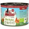 Catz finefood Bio kattenvoer kip N° 503 natvoer voor katten 6 x 200 g zonder granen en toegevoegde suiker (1,2 kg) Catz finefood Voer