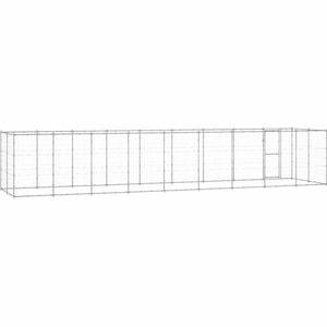 vidaXL VidaXL Hondenkennel 21,78 m² gegalvaniseerd staal Dierenbenodigdheden