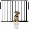 Bettacare Premium Multi Panel Flexibele Huisdierenbarrière, Zwart, tot 118cm Breed, Hondenbarrière voor Huisdieren Honden en Puppy's, Puppybarrière geschikt voor binnen en buitengebruik Hondenhokken